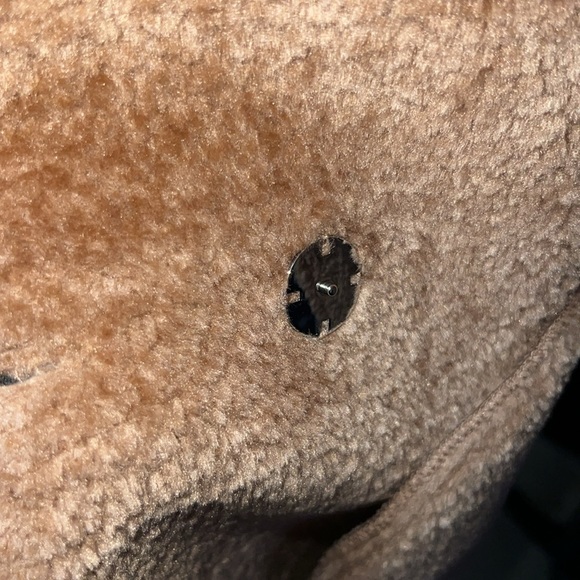 Calvin Klein Faux Shearling Coat, Camel, Size: L, *NWT* - Picture 5 of 12